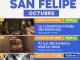 Cartel y proyeccion de cine chileno gratuito en el Teatro Municipal de San Felipe