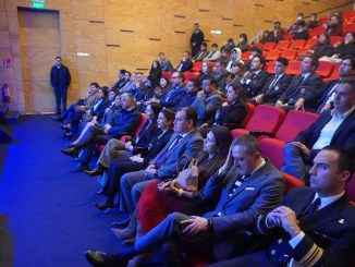 Autoridades y estudiantes participan en la conmemoración del aniversario de la Brigada Investigadora del Cibercrimen en Duoc UC Valparaíso