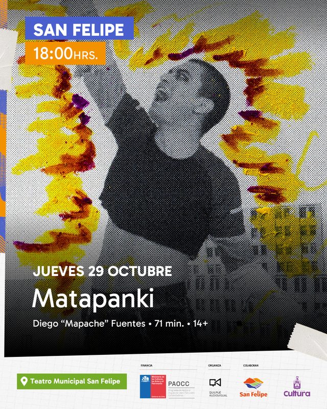 Proyección de películas chilenas en el Teatro Municipal de San Felipe