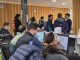 Equipo medico del SAR Quillota mostrando sus estrategias de atencion de urgencia a profesionales visitantes de Conchali