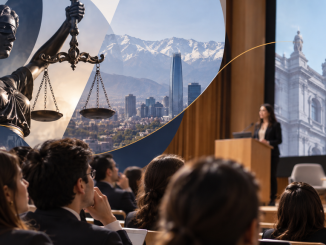 Aula Magna de UDLA Sede Viña del Mar durante las jornadas de Derecho Regulatorio y Gobernanza